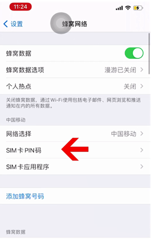 南沙苹果14维修网分享如何给iPhone14的SIM卡设置密码 