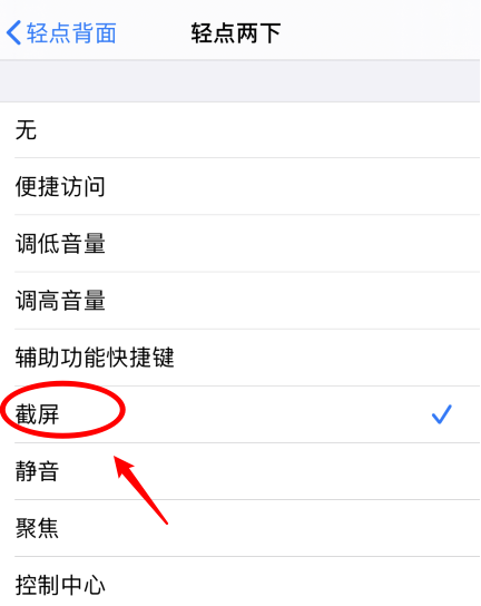 南沙苹果手机维修分享iPhone12如何启用双击截屏 